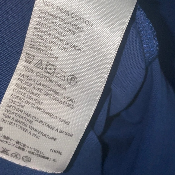 EUC Tommy Bahama Pima Cotton Blue Shift Shirt Dress Size Medium - Picture 6 of 10